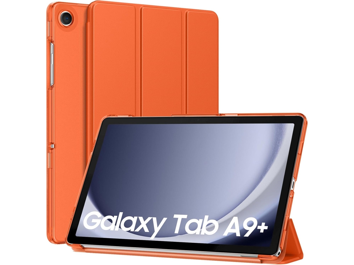 Yunzii Capa Protetora Para Galaxy Tab A9+/a9 Plus De 11 Polegadas, Perfeita Para Tablet Tab A9 Plus (sm-x210/x216/x218), Laranja