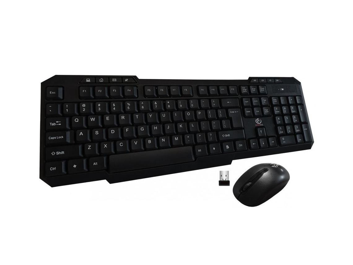 Lurelia Conjunto Teclado E Rato Sem Fios, 8 Teclas, Óptico, Windows, Android