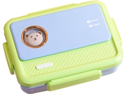 Recipiente Para Almoço Em Aço Inoxidável, À Prova De Vazamentos, Portátil, Ideal Para Trabalho, Viagens