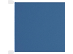 Guarda-sol De 100 X 800 Cm Em Poliéster Azul Para Pátio, Terraço