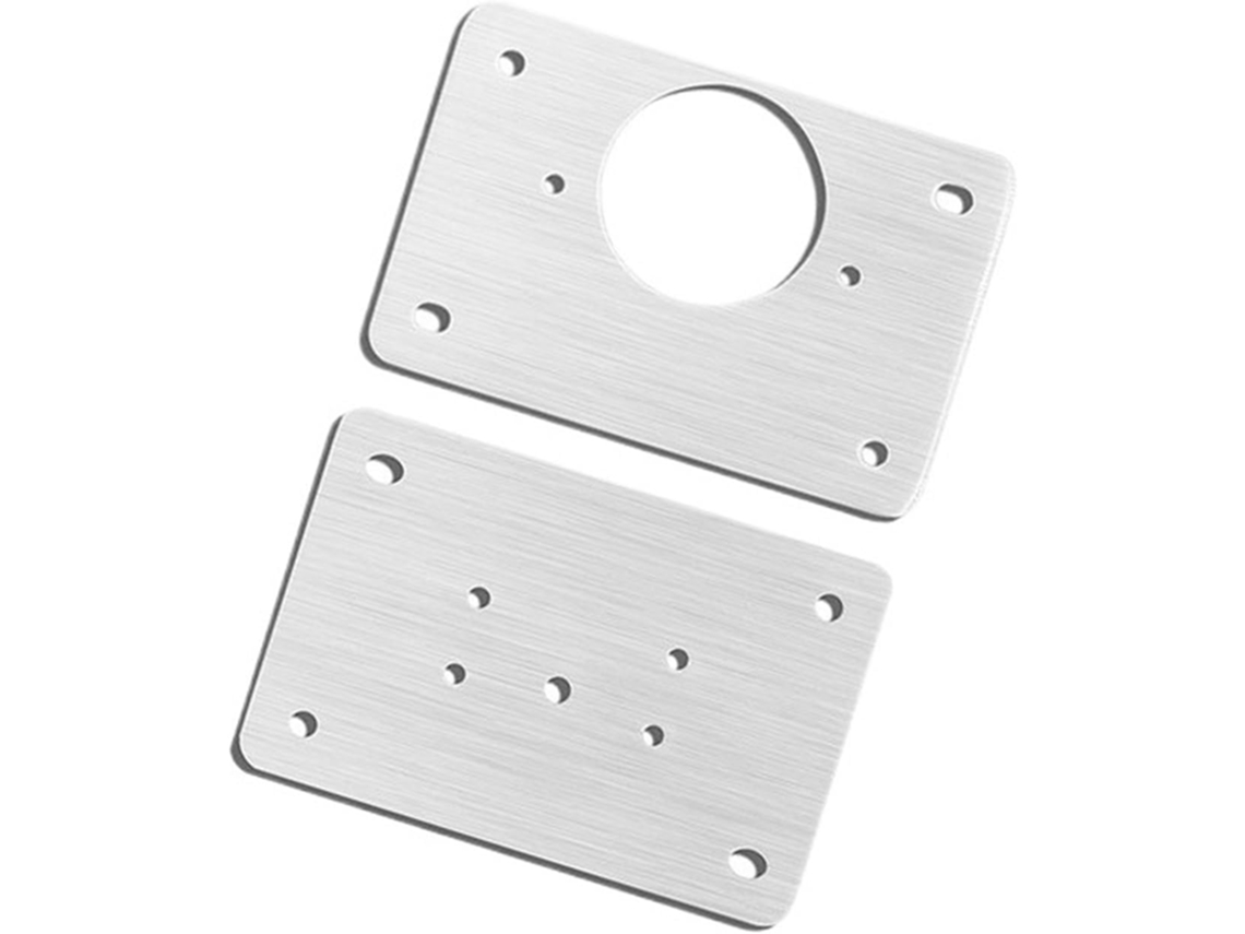 Conjunto De Placa Montagem Em Aço Inoxidável Para Fixação Dobradiças