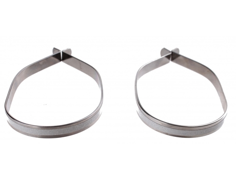 Trouser Clamps Reflection Silver 2 Pieces SIMSON