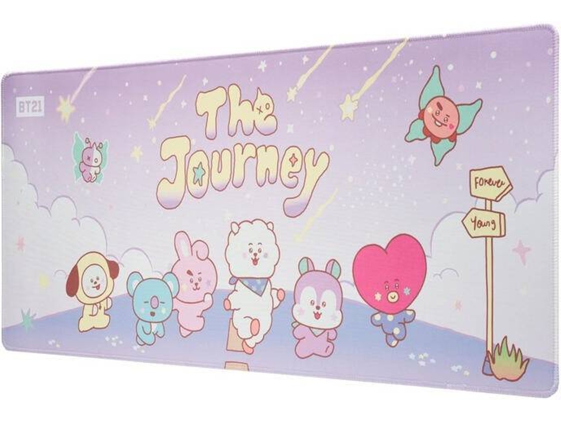Tapete de Rato XL THE JOURNEY BT21 (80 x 35 cm)