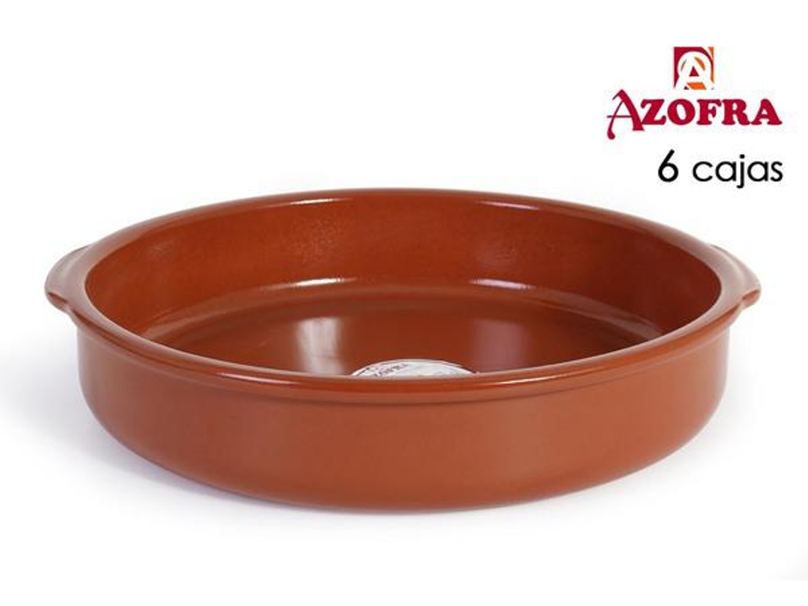 Tacho Azofra Barro Cozido Castanho 14 cm