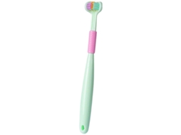 Escova de Dentes Tripla para Crianças Verde