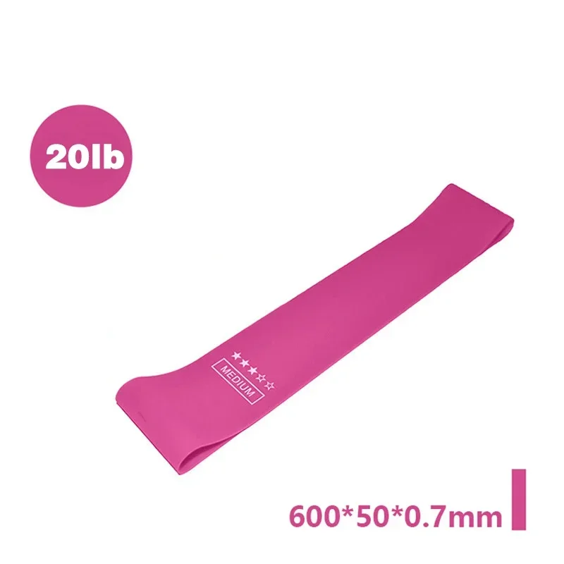 Faixa Elástica De Resistência Para Fitness (vermelho Rosa, 1 Unidade), Tipo Esportivo
