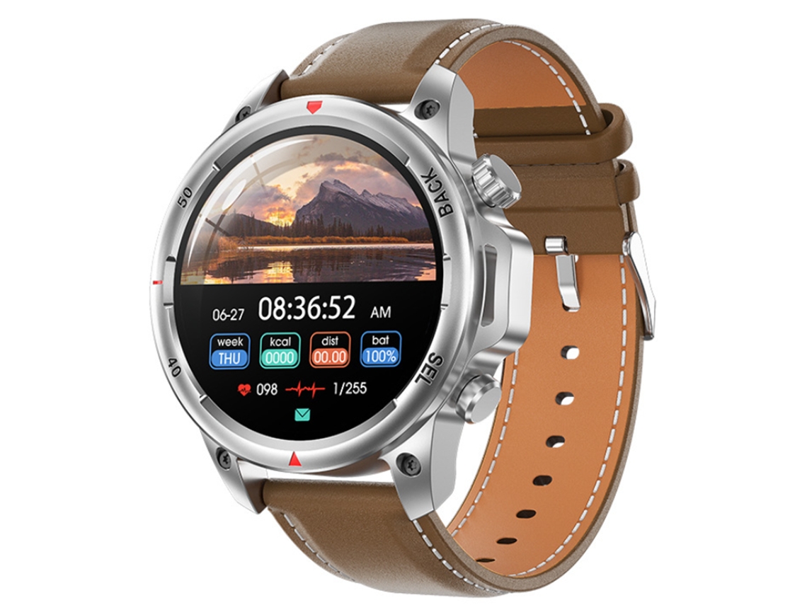 Smartwatch Com Chamada Bluetooth, Frequência Cardíaca, Oxigênio No Sangue, Monitoramento De Pressão Arterial, Lanterna, Bússola E Modos Espo