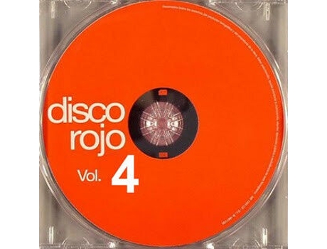 Cd Disco Rojo Vol 4 Blanco Y Negro