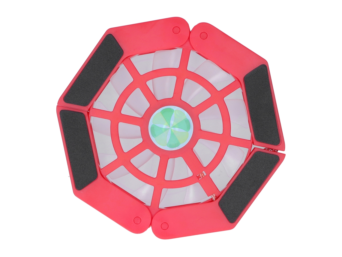 Resfriador Para Laptop (ventilador Grande Iluminado, Plegável E Portátil)