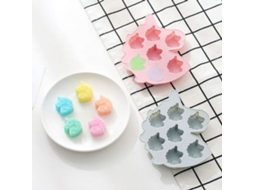 Conjunto De 4 Moldes De Silicone Para Bolo E Chocolate Com Formato Unicórnio Pônei, Cores Variadas