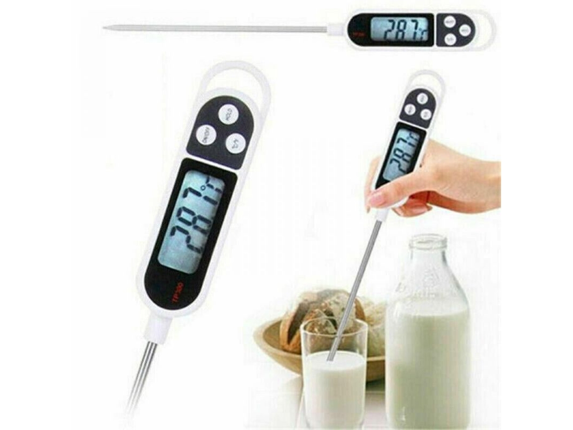 2026 termômetro Digital de Cozinha com Sonda Inoxidável para Carne de Churrasco e Alimentos