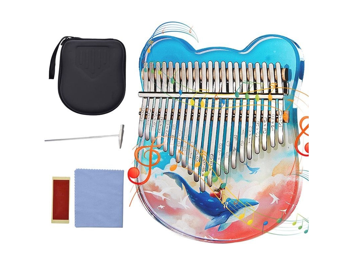 2026 kalimba de 17 Teclas Piano de Pulgar Portátil para Niños Y Adultos - Kalimba Con Un Hermoso Diseño de Ballena