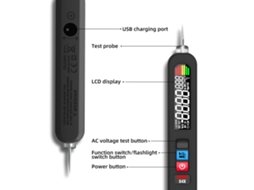 Laxiscreed Caneta Testadora Digital De Voltagem Para Detecção De Fugas E Continuidade De Circuitos