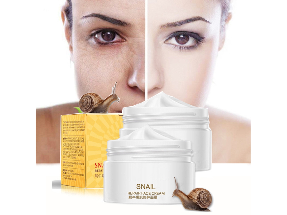 Creme Facial Antienvelhecimento Com Descoloração Para Cuidado Da Pele