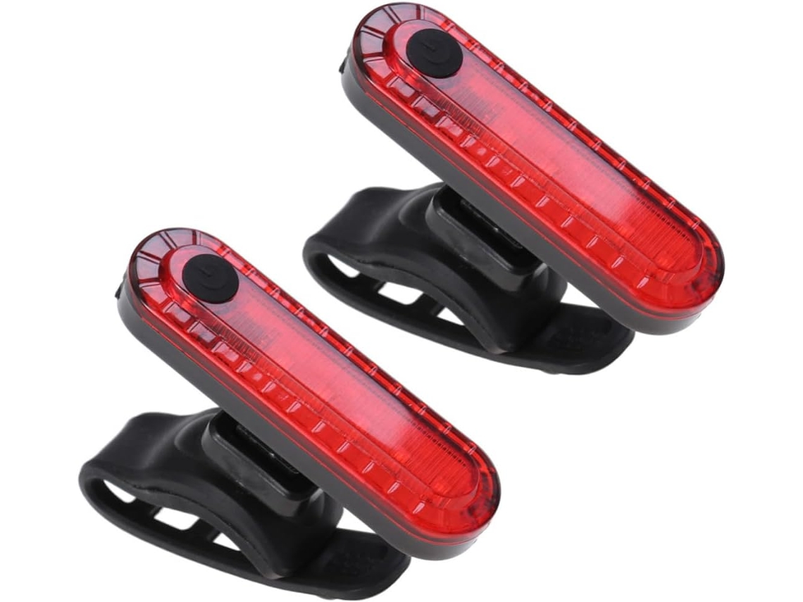 Lanterna Traseira De Bicicleta Led Vermelha Recarregável Via Usb, 2