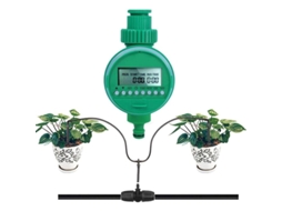 Programador De Rega Automática, Irrigação Inteligente Com Display Lcd, Para Jardim, Relva, Plantas E Hortaliças