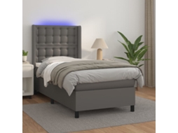 Sommier Com Colchão Led Cinza Lovely Home Cinzento (80x200cm)