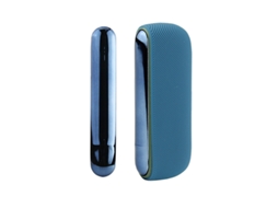Capa Para Iqos Iluma Modelo De Abertura Lateral Adicionar Painéis Laterais 13x9.5x3cm Silicone Azul Fwinl
