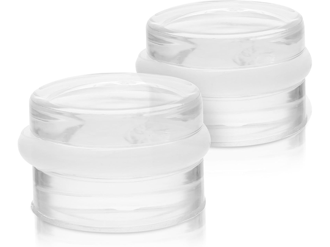 Batente De Porta Cilíndrico Silicone Amosfun 2 Peças Com Fácil Instalação E Amortecedor Silencioso Anticolisão