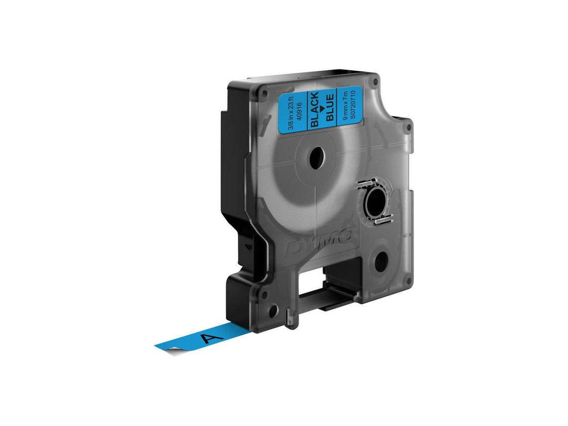 Fita Laminada DYMO D1 Standard Prero/azul (9mm x 7m)