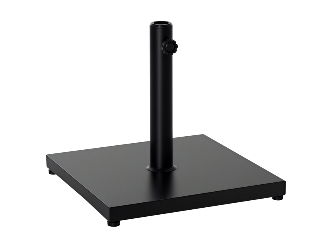 Base Universale Per Ombrellone, Supporto Per Ombrellone da Giardino/terrazzo, 45x45x39 Cm, Nero ZENCORE SERVICES