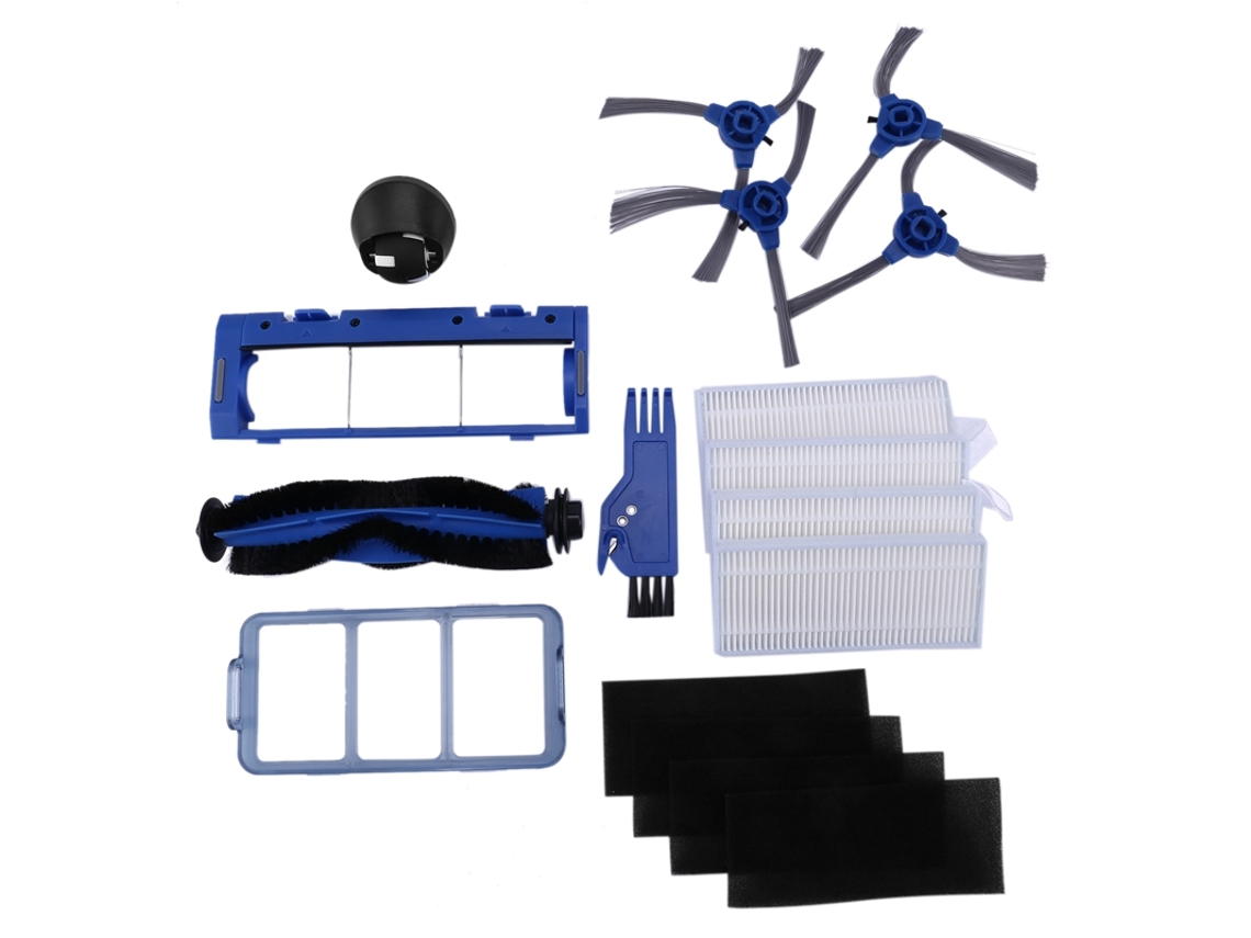 Varredor lateral escova capa rolo filtro esponja kit de ferramentas para eufy 11 s robovac 30 30c 15c aspirador acessórios