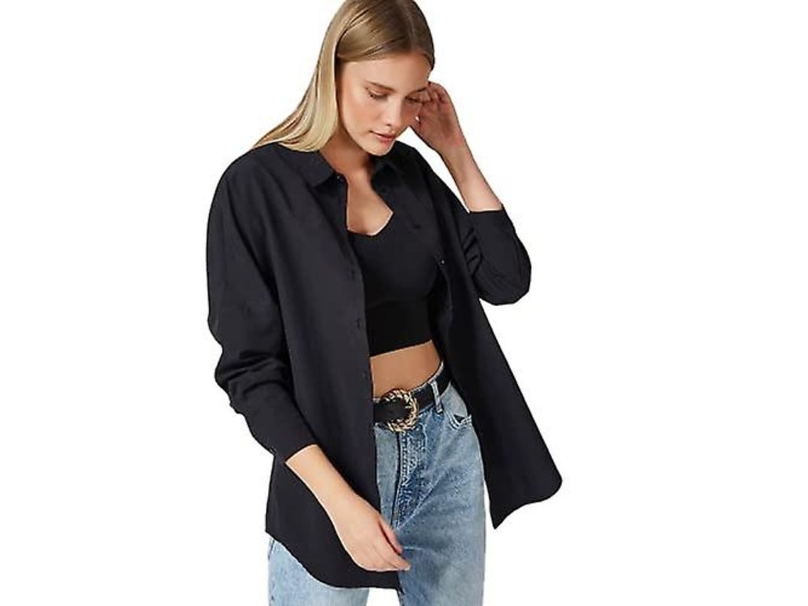 Blusas Fasst para Mulher com Gola V (S)