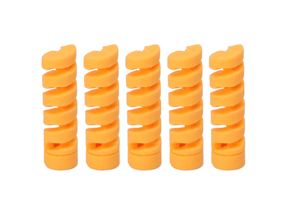 Cansucc - Kit com 5 Protetores de Mangueira de Freio e Câmbio Amarelos para Cabos de 4-5mm de Bicicleta