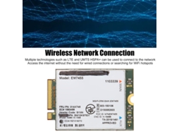 Módulo De Cartão De Rede 4g Lte (comunicação Sem Fio Multibanda Compatível De 300mbps)