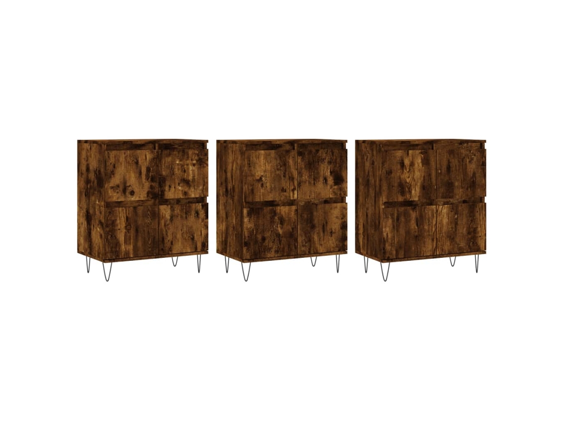 Sideboard, Sideboards Vidaxl Marrom Madeira Processada (n/a)
