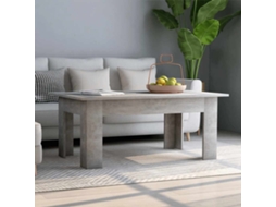 Vidaxl Mesa De Centro 100x60x42 Cm Derivados Madeira Cinzento Cimento