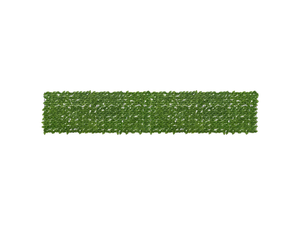 Vidaxl Tela De Varanda Com Folhas Verde E Amarelo 400 X 75 Cm