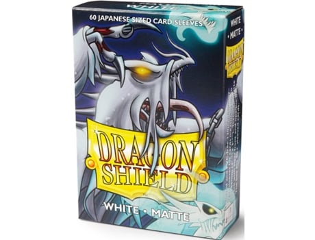Capas para Cartas  Dragon Shield Matte Branco (Idade Mínima: 6 Anos - 9 x 6 x 2 cm)