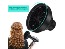 Anexo Difusor Para Secador De Cabelo Plegável Iônico Portátil Leve Silicone Para Viagem Secagem Rápida Acessório De Estilo