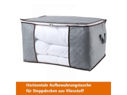 Peças Caixa De Armazenamento Dobrável Horizontal Cinza Comum 604035 Olysi Shop