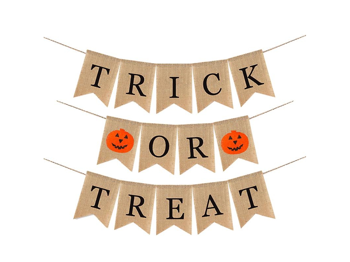 1 Conjunto De Bandeirolas De Halloween Allinless