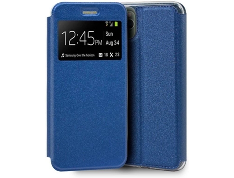 Funda  Flip Cover para iPhone 11 Pro Max Liso Azul