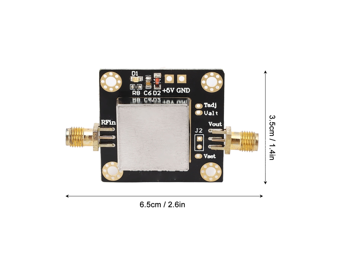 Módulo De Deteção Logarítmica Laxiscreed Para Sinais De -55 A 0dbm, Frequência: 1mhz A 10ghz