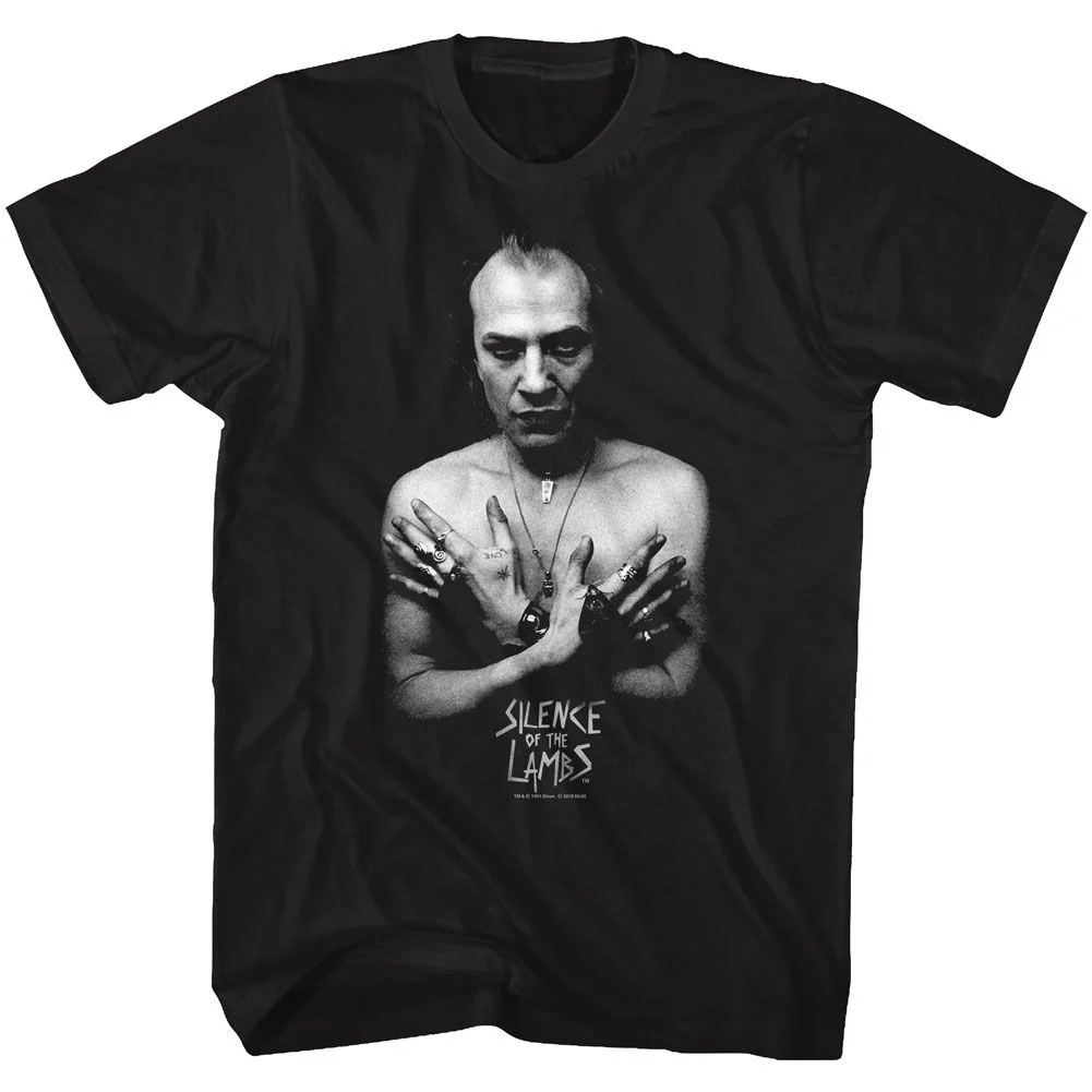 Rockinstone Silence Of The Lambs Movie Glam Shot Black Adult T-shirt Size:m