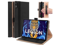 Capa‑flip Horizontal De Couro Pu Retro Comercial Halinuia Para Lenovo Legion Y700 8,8 Polegadas 2022