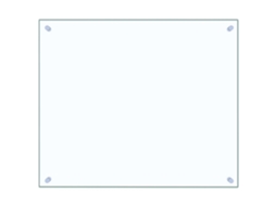 Kitchen Backsplash, Kitchen Backsplashes Vidaxl Transparente Vidro (70 X 60 X 0.6 Cm)