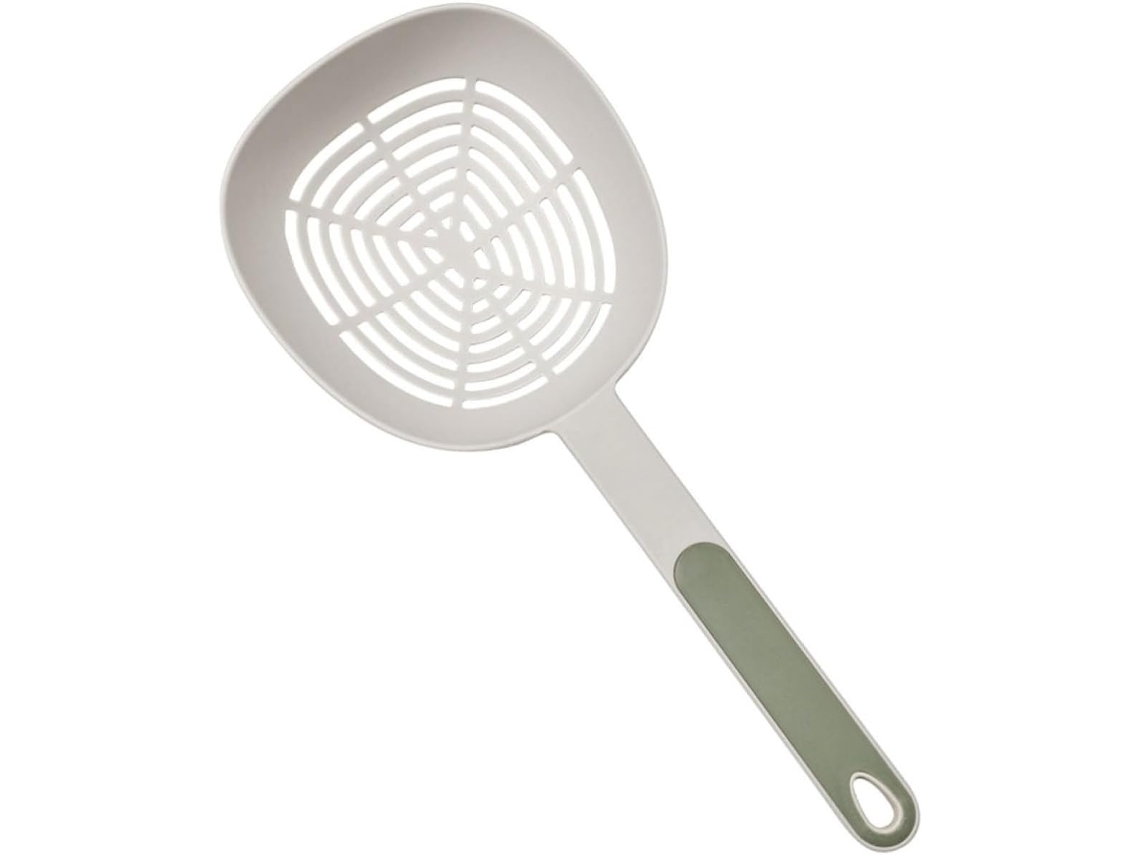 Colher De Cozinha Com Cabo Longo Verde Em Nylon E Polipropileno
