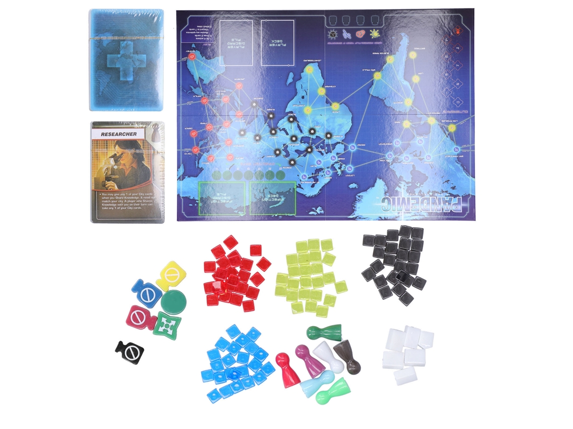 Jogo De Tabuleiro De Interação Com 2 Baralhos De Papel Impresso