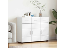 Vidaxl Buffet Florin 88,5 X 30,5 X 73 Cm Branco Derivados De Madeira
