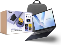 Pack Portátil ASUS Vivobook F1607QA-X1ALHDAB1 (Outlet Caixa Aberta - 16'' - Snapdragon X1 - RAM: 16 GB - 1 TB SSD - Qualcomm Adreno GPU) + Mochila ASUS Nereus AP1602