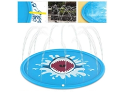 Almofada De Água Para Praia E Jardim, Brinquedo Infantil Inflável Para Verão, Jogo Ao Ar Livre Com Spray De Água, Formato De Tubarão (170 Cm)