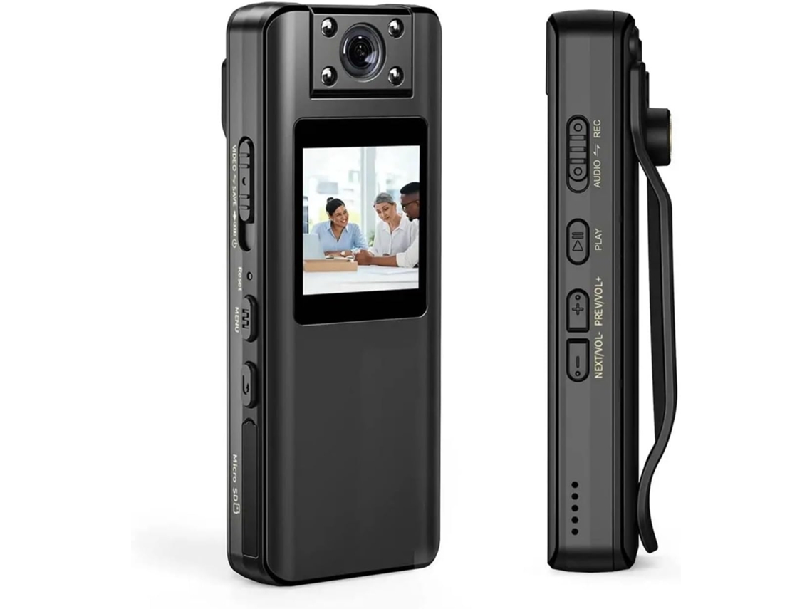Câmera Corporal A22 Full Hd 1080p para Esportes, Visão Noturna, Bateria de 2200mah e Detecção de Presença. SFUSHOS