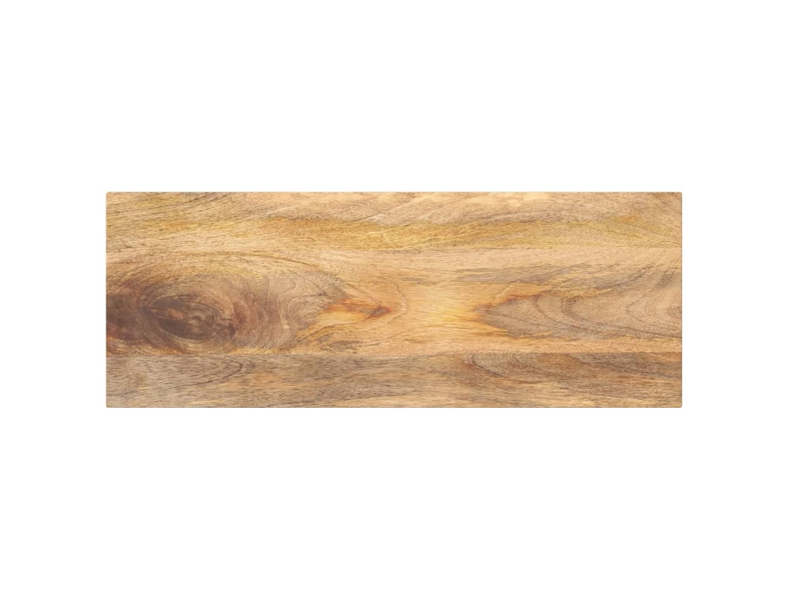 Vidaxl Tampo De Mesa Retangular 70x40x2,5 Cm Mangueira Maciça