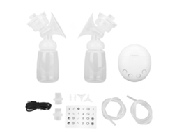 Mali bomba de Leite Elétrica Dupla Anti refluxo Silenciosa Silicone Macio para Amamentação