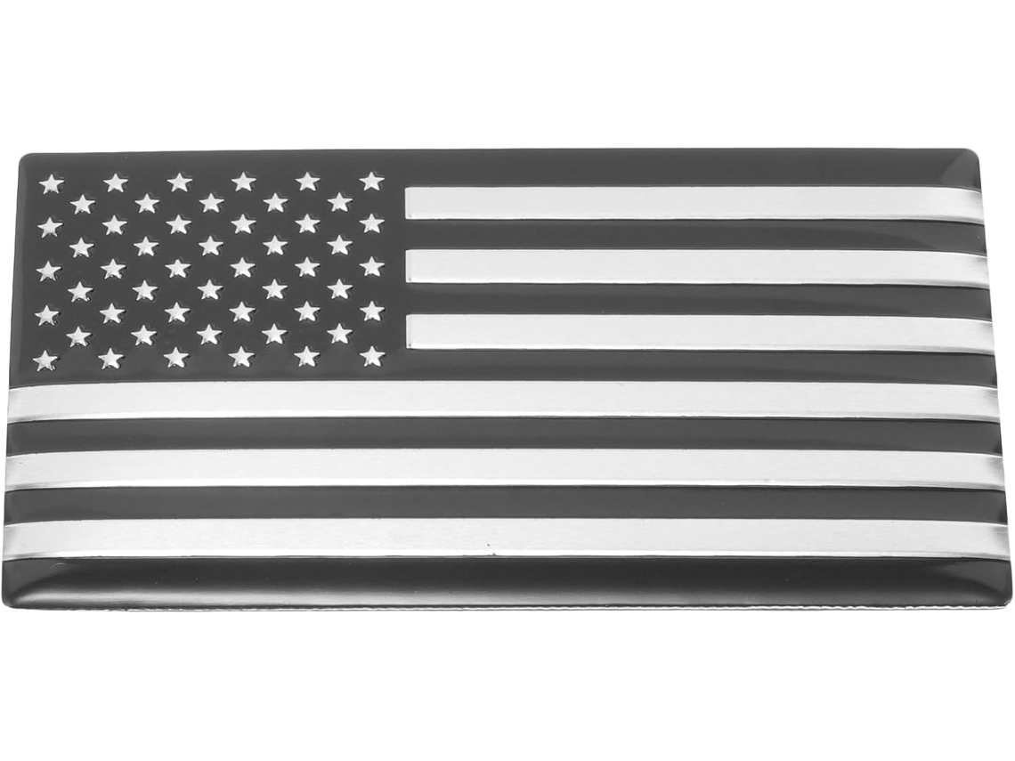 Adesivo Decorativo Com A Bandeira Americana Para Carros E Caminhões.